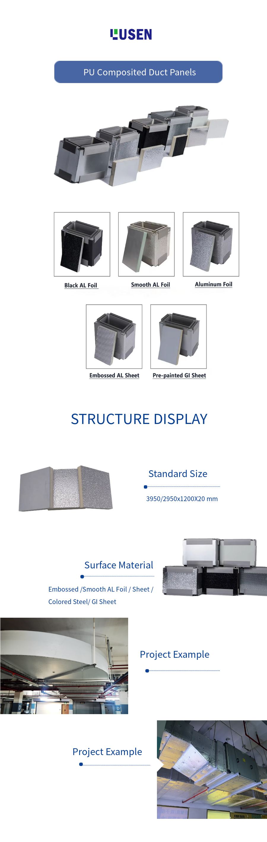 Fire Resistant Air Duct Panel